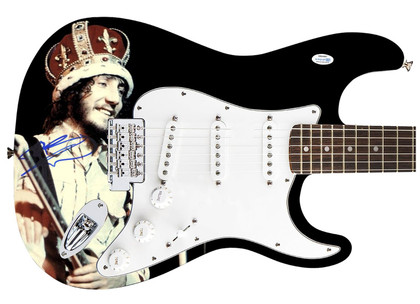 The Who Pete Townshend Signed Fender 1/1 Custom Graphics Photo Guitar ACOA Version 2
