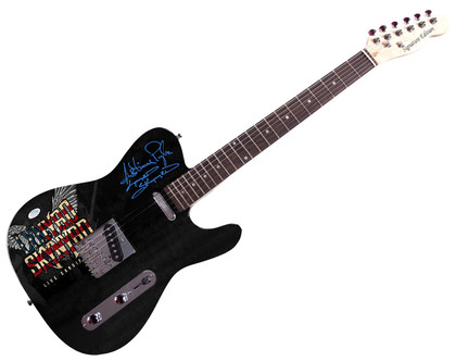 Lynyrd Skynyrd Artimus Pyle Signed Photo Graphics Guitar Exact Proof ACOA Version 5
