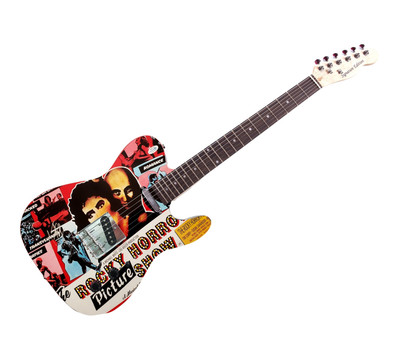 Meat Loaf Autographed Rocky Horror Guitar Exact Video Proof ACOA Witness ITP