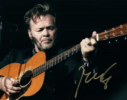 John Cougar Mellencamp Live Concert Playing Guitar Autographed Photo RD
