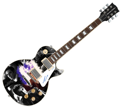 Al Pacino Signed Custom Graphics 1/1 Photo Guitar