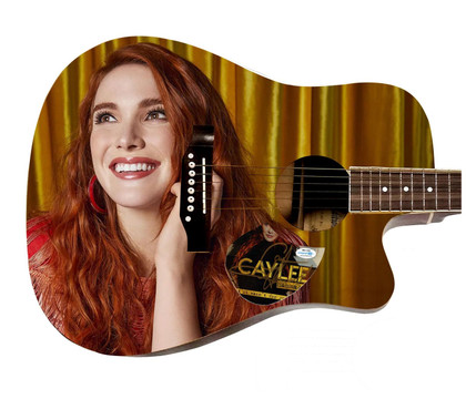 Caylee Hammack Signed Autographed Custom Graphics Photo Guitar ACOA Version 1