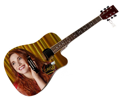 Caylee Hammack Signed Autographed Custom Graphics Photo Guitar ACOA Version 1