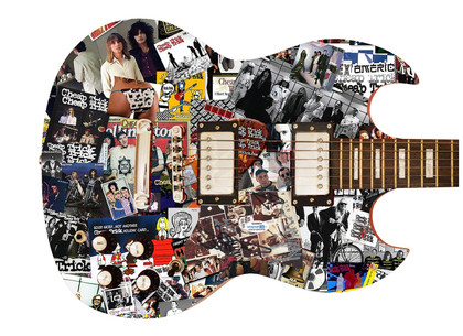 Cheap Trick Signed Autographed Custom Photo Graphics Guitar ACOA ACOA Version 4