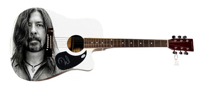 Dave Grohl Signed Autographed Acoustic Graphics Guitar ACOA ACOA Version 5