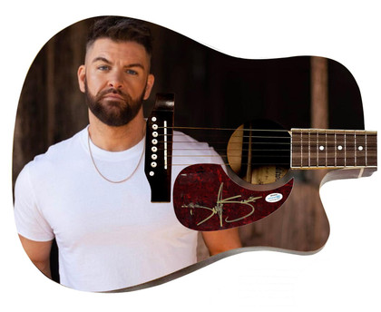 Dylan Scott  Signed 1:1 Signature Edition Graphics Photo Guitar ACOA