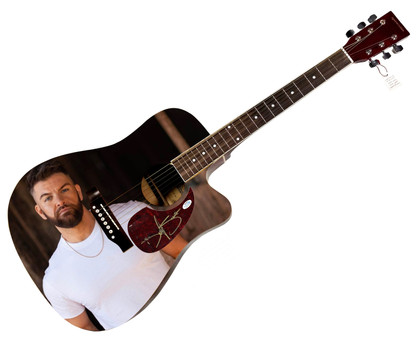 Dylan Scott  Signed 1:1 Signature Edition Graphics Photo Guitar ACOA