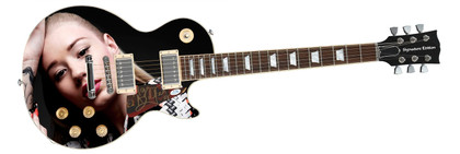 Iggy Azalea Signed Autographed Custom Photo Graphics Guitar ACOA