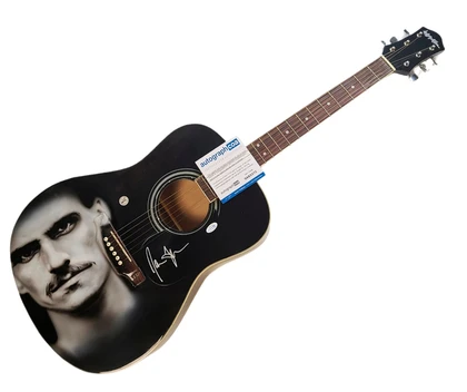 James Taylor Signed Autographed Airbrushed Acoustic Guitar ACOA ACOA