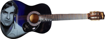 James Taylor Signed Autographed Airbrushed Painting Guitar UACC AFTAL RACC PSA