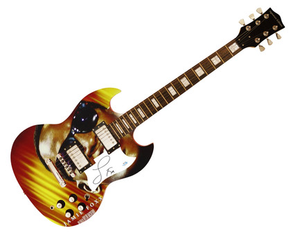 Jamie Foxx Signed Autographed Custom Graphics Photo Guitar ACOA
