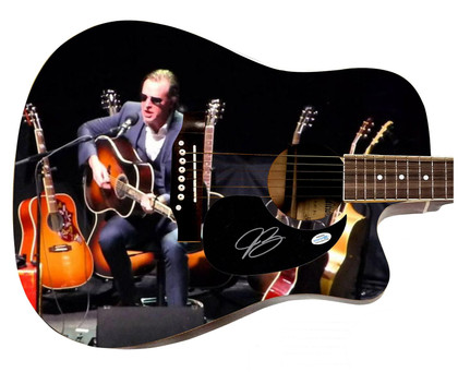 Joe Bonamassa Signed Custom Graphics 1/1 Acoustic Guitar ACOA Version 1