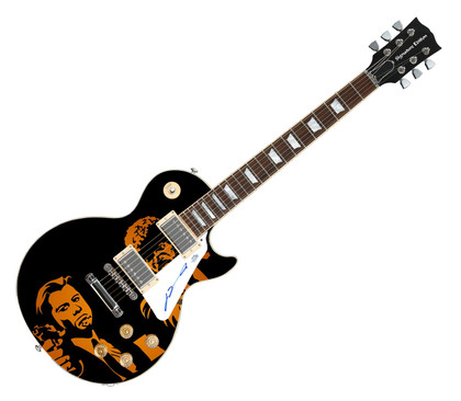 John Travolta Signed Autographed Pulp Fiction Photo Poster Guitar ACOA