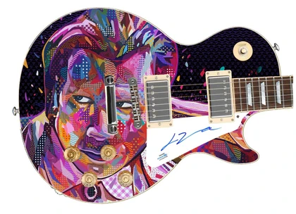 John Travolta Signed Autographed Pulp Fiction Photo Poster Guitar ACOA Version 1