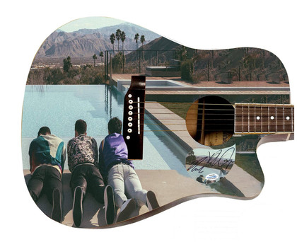 Jonas Brothers Happiness Begins Signed Custom Photo Graphics Guitar ACOA