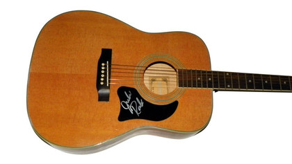 Julie Roberts Signed Autographed Natural Acoustic Guitar