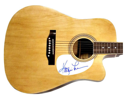 Kathie Lee Gifford Signed Autographed  Acoustic Guitar