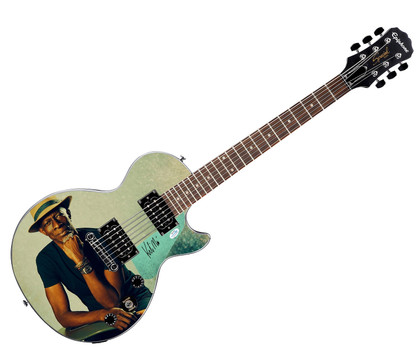 Keb Mo Signed Epiphone 1/1 Custom Graphics Guitar ACOA JSA