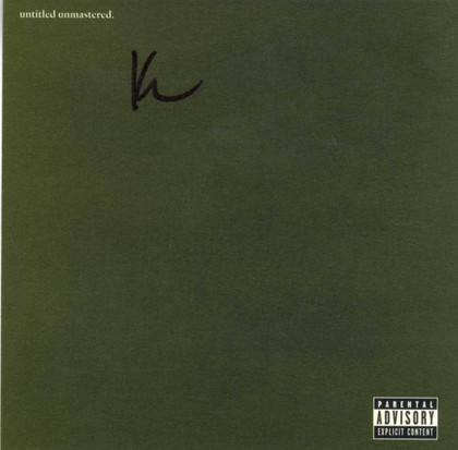 Kendrick Lamar Autographed Untitled Unmastered Flat Acoustic Guitar