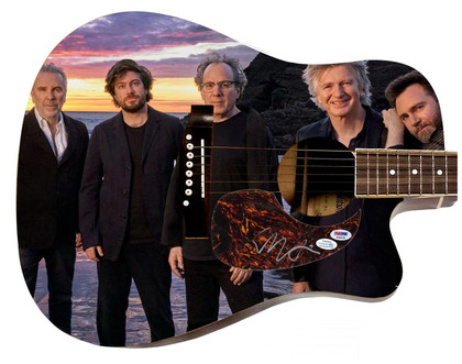 Liam Finn Crowded House Autographed 1:1 Signature Edition Graphics Photo Guitar Version 1
