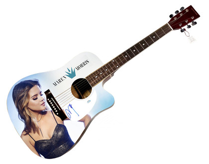 Maren Morris Signed 1/1 Custom Graphics Guitar ACOA