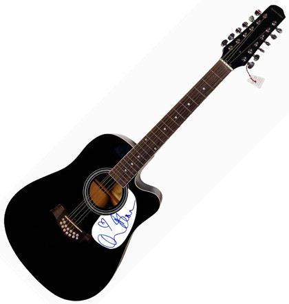 Orlando Bloom Signed Autographed Acoustic Guitar