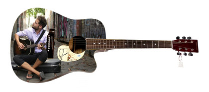 Passenger Signed Custom Graphics Photo Guitar ACOA