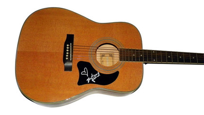Shelly Fairchild Signed Autographed Natural Acoustic Guitar