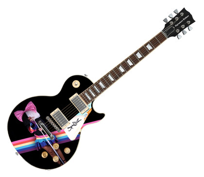 Sia Furler Signed Custom Graphics Photo Guitar ACOA