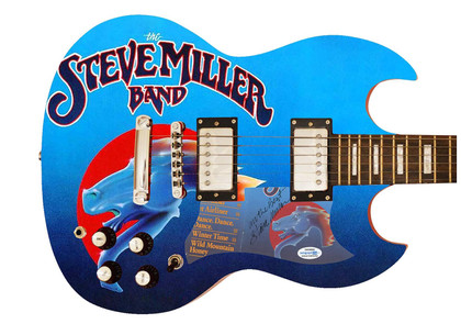 Steve Miller Signed Autographed Custom Photo Graphics Guitar ACOA ACOA