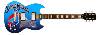 Steve Miller Signed Autographed Custom Photo Graphics Guitar ACOA ACOA