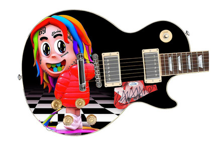 Tekashi69 Signed Autographed Custom Photo Graphics Guitar ACOA ACOA Version 1