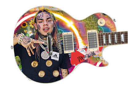 Tekashi69 Signed Autographed Custom Photo Graphics Guitar ACOA ACOA Version 2