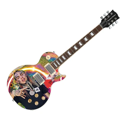 Tekashi69 Signed Autographed Custom Photo Graphics Guitar ACOA ACOA Version 2