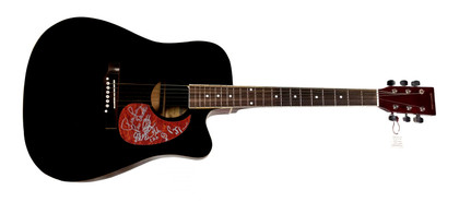 The Classic Rock All Stars Signed  w sketch Autographed Signature Edition Guitar