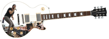 Thomas Rhett Signed Autographed 1/1 Custom Graphics Photo Guitar ACOA