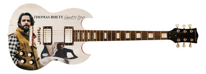 Thomas Rhett Country Again Signed Autographed Custom Photo Graphics Guitar ACOA Version 1