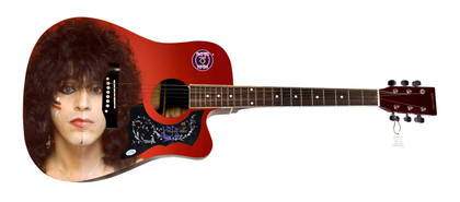 Twisted Sister Eddie Ojeda Autographed 1:1 Signature Edition Graphics Photo Guitar