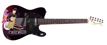 Cheap Trick Rick Nielsen Signed Autographed Custom Photo Graphics Guitar ACOA JS