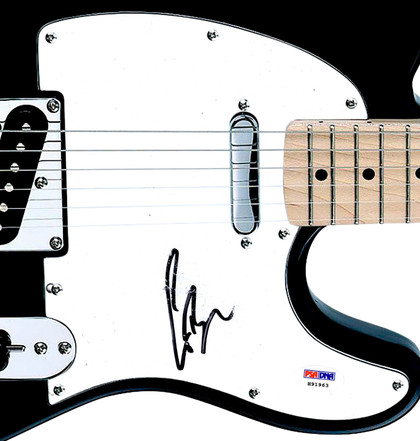 Corbin Bleu Signed Autographed Guitar PSA