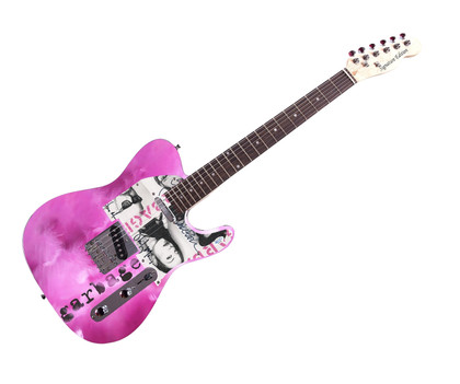 Garbage Signed Autographed Custom Photo Graphics Guitar ACOA ACOA