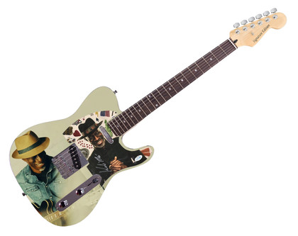Keb Mo Signed Custom Graphics Photo Guitar ACOA JSA