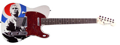 Paul Weller Signed Autographed 1/1 Custom Photo Graphics Guitar ACOA