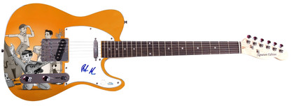 Peter Moren Signed Custom 1/1 Graphics Photo Guitar ACOA