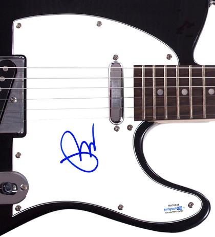 Pete Wentz Signed Fall Out Boy Autographed Guitar ACOA