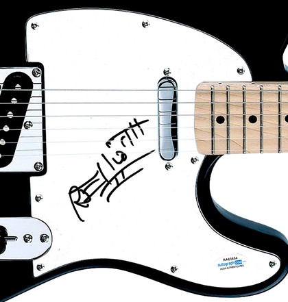 Ramblin' Jack Elliott Signed Autographed Guitar Legendary Folk Singer ACOA Version 2