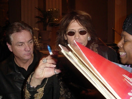 Aerosmith Signed X2 Autographed Guitar Steven Tyler ACOA Version 1
