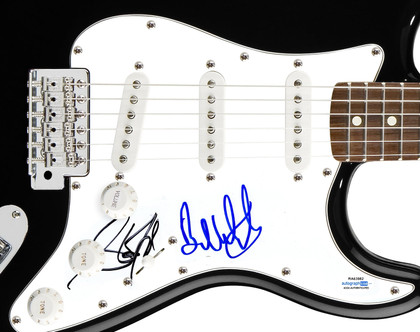 Aerosmith Signed X2 Autographed Guitar Steven Tyler ACOA Version 2