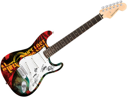 A Life Once Lost Signed Autographed 1/1 Custom Graphics Photo Guitar Version 1