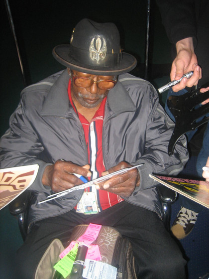 Bo Diddley Signed Autographed Hand Airbrushed 1:1 Guitar PSA